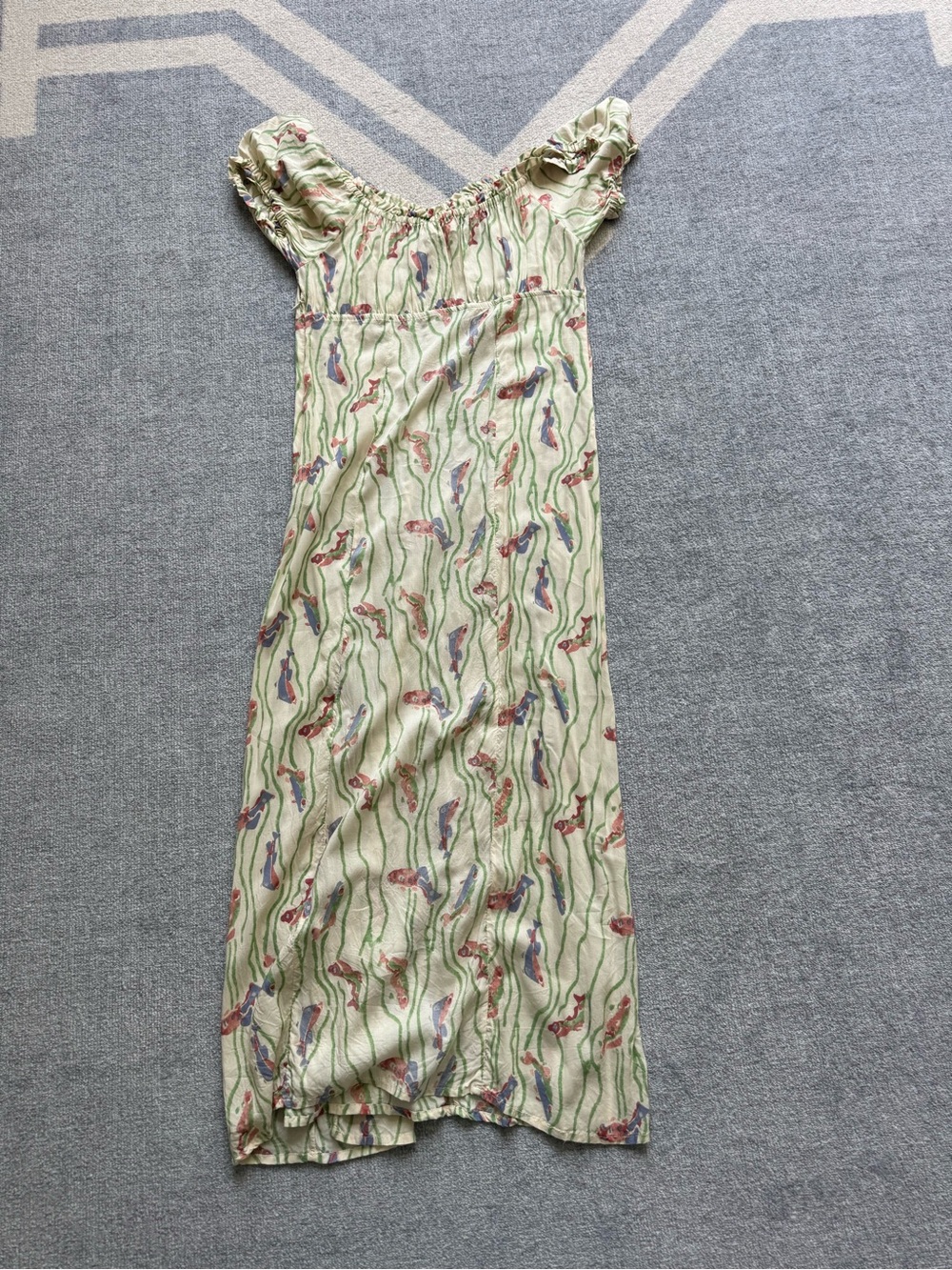 Natalie Martin “ Charlotte dress” in Pisces  Print